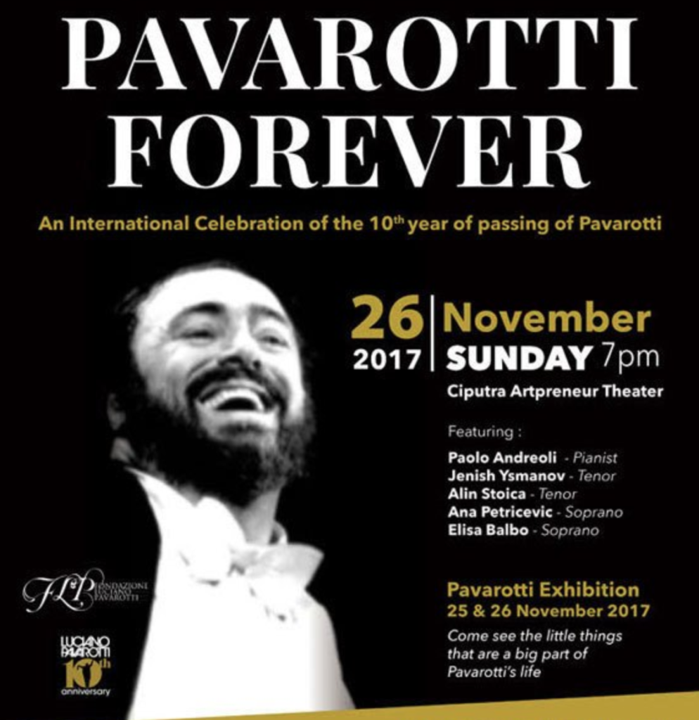 Pavarotti Forever | Jakarta, Indonesia