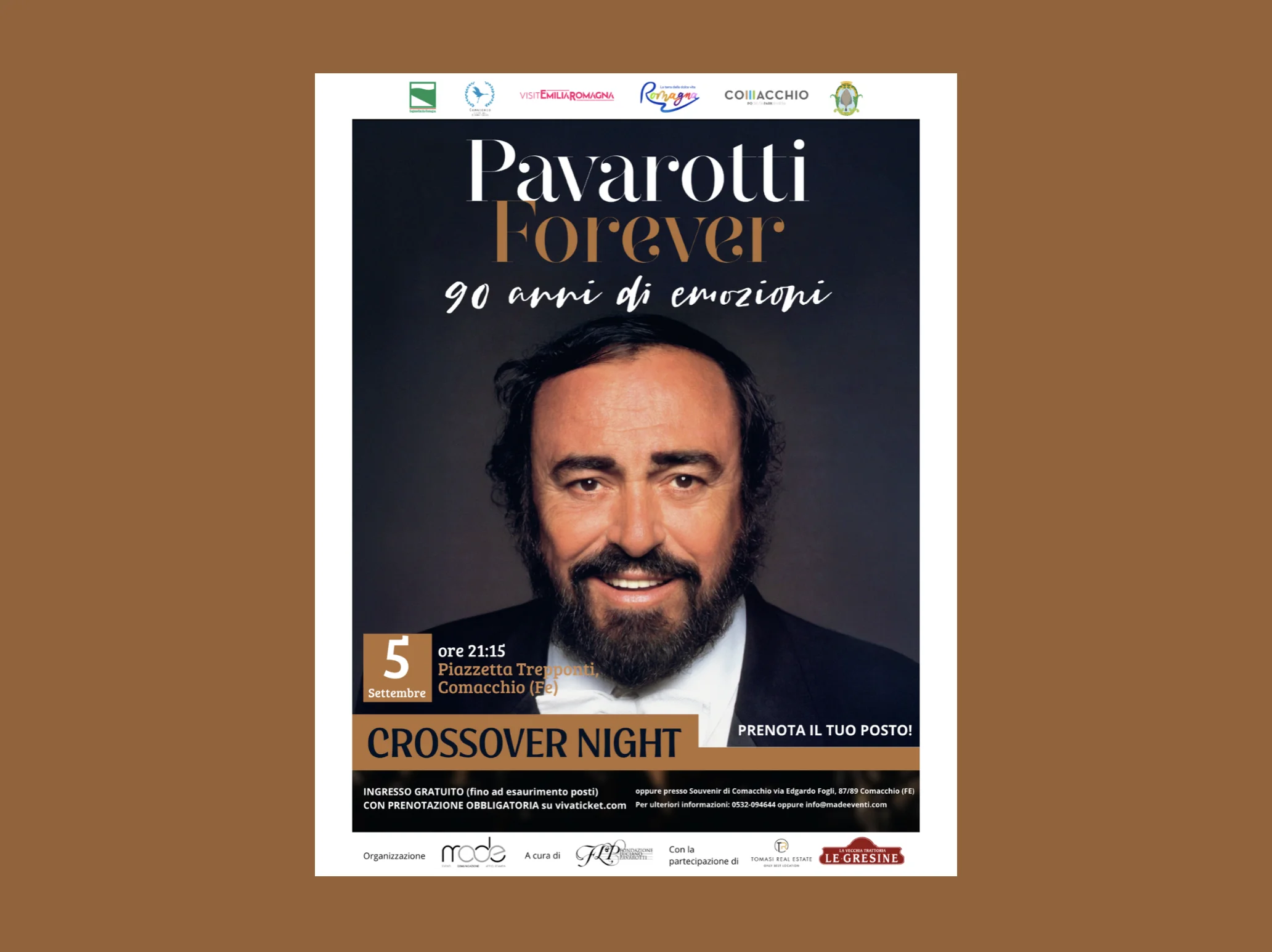 PAVAROTTI FOREVER  |  CROSSOVER NIGHT